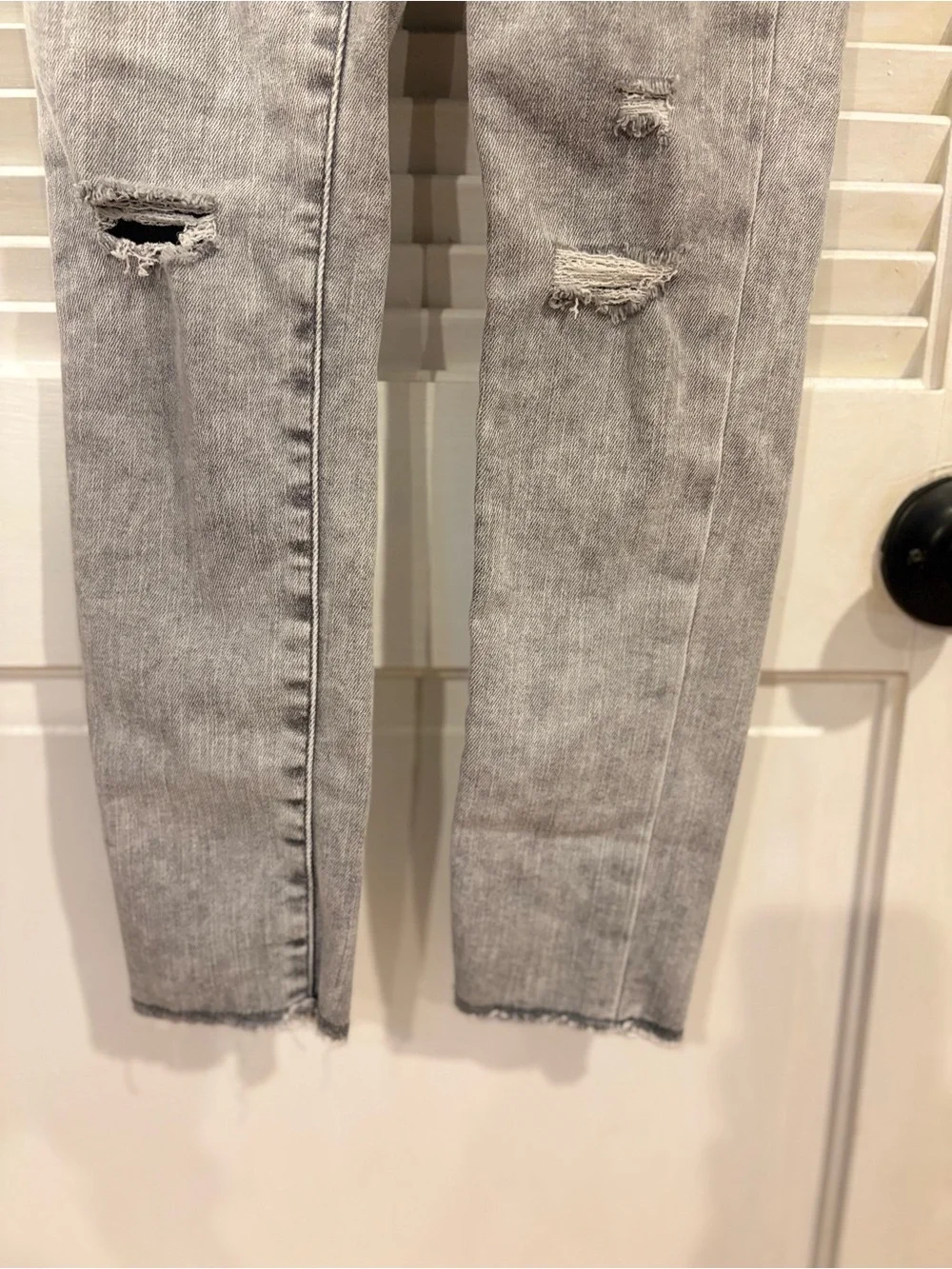 GAP Gray Distressed Kids Jeans